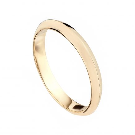 18ct Rose Gold Coco Fine Wedding Band