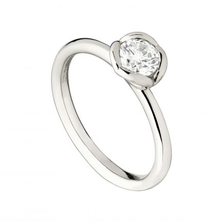 18ct White Gold & 0.52ct white diamond Engagement Ring