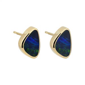 18y opal stud earrings