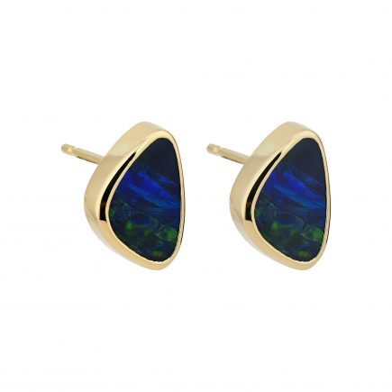 18y opal stud earrings