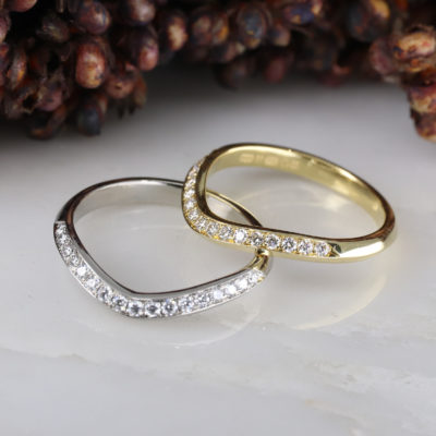 Coco - white wave coco band with white diamonds - EXPORT-2 Coco - white wave coco band with white diamonds - EXPORT-2