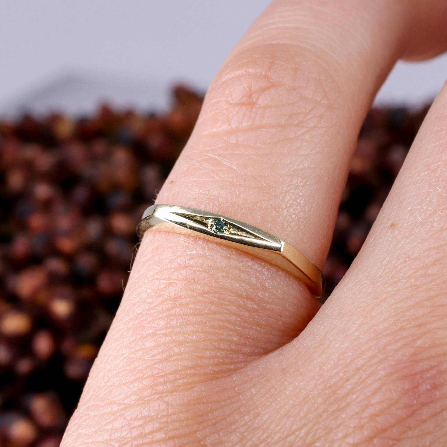 Dainty sales signet ring