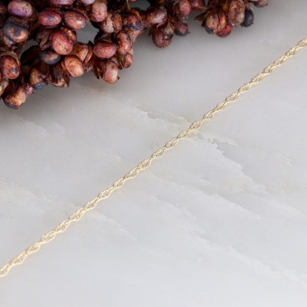 9ct yellow gold forever bracelet - Lace