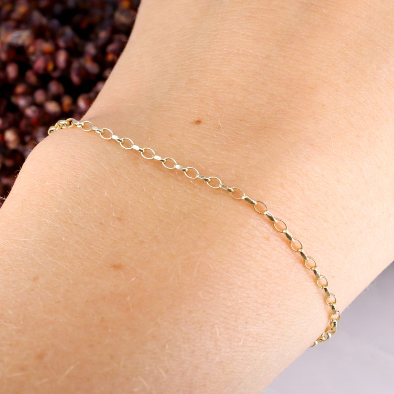 9ct yellow gold forever bracelet - Vine