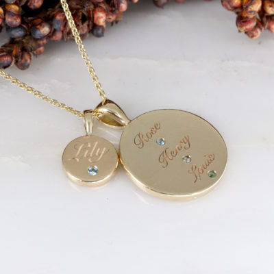 Custom pendant with engraving Custom pendant with engraving