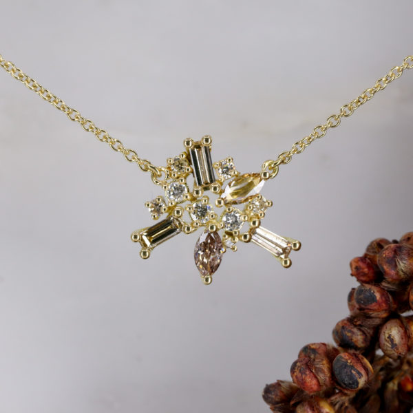 pre-loved diamond Firework pendant
